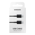 Кабель для зарядки и синхронизации Samsung EP-DA705BBRGRU, USB Type-C/USB Type-C, 1м, Чёрный
