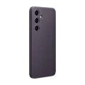 Чехол Samsung Vegan Leather Case Galaxy S24+, Темно-фиолетовый Чехол Samsung Vegan Leather Case Galaxy S24+, Темно-фиолетовый