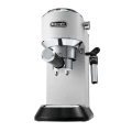 Кофеварка рожковая DeLonghi Dedica Pump Espresso, 1300Вт, Белый