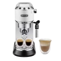 Кофеварка рожковая DeLonghi Dedica Pump Espresso, 1300Вт, Белый