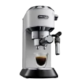 Кофеварка рожковая DeLonghi Dedica Pump Espresso, 1300Вт, Белый