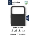 Husă Cellularline Sensation pentru Apple iPhone 17 Pro Max, Negru Husă Cellularline Sensation pentru Apple iPhone 17 Pro Max, Negru