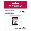 Карта памяти Transcend SDXC 340S, 128Гб (TS128GSDC340S)