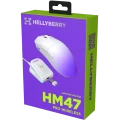 Gaming Mouse HATOR Hellyberry HM47 Pro, Alb | Violet Gaming Mouse HATOR Hellyberry HM47 Pro, Alb | Violet