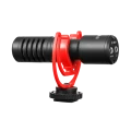 Microfon pentru camera Boya BY-MM1+, Cu fir, Negru