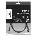 Patch cord Cablexpert PP8-LSZHCU-BK-1M, Cat8 S/FTP, 1m, Negru
