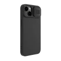 Husă Nillkin iPhone 14 Plus, CamShield Silky Silicone, Negru Husă Nillkin iPhone 14 Plus, CamShield Silky Silicone, Negru