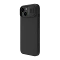 Husă Nillkin iPhone 14 Plus, CamShield Silky Silicone, Negru Husă Nillkin iPhone 14 Plus, CamShield Silky Silicone, Negru