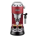 Cafetiera manuala DeLonghi Dedica Pump Espresso, 1300W, Roșu