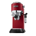 Кофеварка рожковая DeLonghi Dedica Pump Espresso, 1300Вт, Красный Кофеварка рожковая DeLonghi Dedica Pump Espresso, 1300Вт, Красный