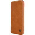 Husă tip carte Nillkin iPhone 15 Plus - Qin Pro, Maro Husă tip carte Nillkin iPhone 15 Plus - Qin Pro, Maro
