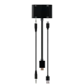 Переходник Cablexpert A-HDMIM-HDMIFVGAF-01, HDMI (M) - HDMI (F) + VGA, 0.15 м, Чёрный Переходник Cablexpert A-HDMIM-HDMIFVGAF-01, HDMI (M) - HDMI (F) + VGA, 0.15 м, Чёрный
