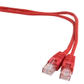 Patch cord Cablexpert PP12-0.5M/R, CAT5e UTP, 0,5m, Roșu Patch cord Cablexpert PP12-0.5M/R, CAT5e UTP, 0,5m, Roșu