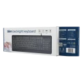 Gaming Keyboard Gembird KB-UML-04-CYRL, US Layout, USB/3.5mm Gaming Keyboard Gembird KB-UML-04-CYRL, US Layout, USB/3.5mm