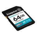 Карта памяти Kingston Canvas Go! Plus, 64Гб (SDG4/64GB)