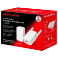 Wi-Fi + Powerline адаптер MERCUSYS MP510 KIT, AV1000, 1000 Мбит/с, Белый