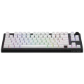 Tastatură HATOR Skyfall 80, Cu fir / Fără fir, Negru | Alb