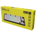 Tastatură HATOR Skyfall 80, Cu fir / Fără fir, Negru | Alb