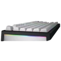 Tastatură HATOR Skyfall 80, Cu fir / Fără fir, Negru | Alb