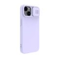 Чехол Nillkin iPhone 14 Plus, CamShield Silky Silicone, Фиолетовый Чехол Nillkin iPhone 14 Plus, CamShield Silky Silicone, Фиолетовый