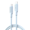 Cablu încărcare și sincronizare XO NB-Q265B, USB Type-C/USB Type-C, 1m, Albastru
