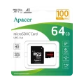 Card de Memorie Apacer microSDHC UHS-I U1 Class 10, 64GB Card de Memorie Apacer microSDHC UHS-I U1 Class 10, 64GB