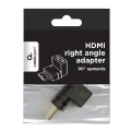 Adaptor Video Cablexpert A-HDMI90-FML, HDMI (M) - HDMI (F), Negru Adaptor Video Cablexpert A-HDMI90-FML, HDMI (M) - HDMI (F), Negru