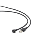 Cablu încărcare și sincronizare Cablexpert CCP-mUSB2-AMBM90-6, USB Type-A/micro-USB, 1,8m, Negru