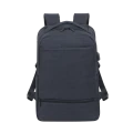 Rucsac pentru Laptop RivaCase Biscayne, 17.3", Poliester, Negru