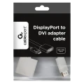 Adaptor Video Cablexpert A-DPM-DVIF-002-W, DisplayPort (M) - DVI-I (F), 0,1m, Alb Adaptor Video Cablexpert A-DPM-DVIF-002-W, DisplayPort (M) - DVI-I (F), 0,1m, Alb
