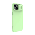 Husă Nillkin iPhone 14 Plus, CamShield Silky Silicone, Verde
