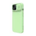 Husă Nillkin iPhone 14 Plus, CamShield Silky Silicone, Verde