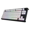 Tastatură HATOR Skyfall 80, Cu fir / Fără fir, Negru | Alb Tastatură HATOR Skyfall 80, Cu fir / Fără fir, Negru | Alb