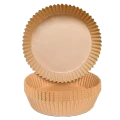 Hârtia de copt Papro Round Air Fryer Paper, Bej