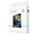 PC Case Fan Deepcool FL14 Reversed ARGB 140x140x25mm, ≤31.46 dB, 66,59CFM, 500-1700RPM, PWM, Hydro B PC Case Fan Deepcool FL14 Reversed ARGB 140x140x25mm, ≤31.46 dB, 66,59CFM, 500-1700RPM, PWM, Hydro B