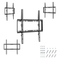 Фиксированное настенное крепление Gembird WM-55F-04, Чёрный Фиксированное настенное крепление Gembird WM-55F-04, Чёрный