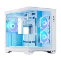 Компьютерный корпус Chieftec Visio, Midi-Tower, Без блока питания, Белый