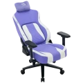 Scaun Gaming Proove Geek, PU Piele, Violet | Alb