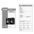Компьютерные колонки 2.0 SVEN SPS-621, Чёрный Компьютерные колонки 2.0 SVEN SPS-621, Чёрный