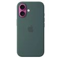 Чехол Apple iPhone16 Silicone Case with MagSafe, Lake Green Чехол Apple iPhone16 Silicone Case with MagSafe, Lake Green