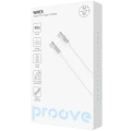 Cablu Type-C (Type-C), Proove WireX 60W (1m), White