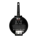 Tigaie RESTO 93183, 24cm, Negru
