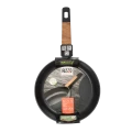 Tigaie RESTO 93183, 24cm, Negru
