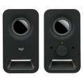 Компьютерные колонки 2.0 Logitech Z150, Чёрный Компьютерные колонки 2.0 Logitech Z150, Чёрный