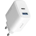 Incarcator Proove, Silicone Power 45W, USB+Type-C, (fara cablu) White Incarcator Proove, Silicone Power 45W, USB+Type-C, (fara cablu) White