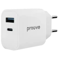 Incarcator Proove, Rapid 20W, USB+Type-C, (fara cablu),White
