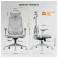 Scaun de birou SENSE7 Moyo Grey