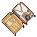 Чемодан Rivacase Clark-Eco, 28л, Чёрный