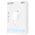 Încărcător Proove Pocket Gan, 45W, Alb
