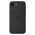 Husă Apple Silicone Case pentru iPhone 16e, Negru